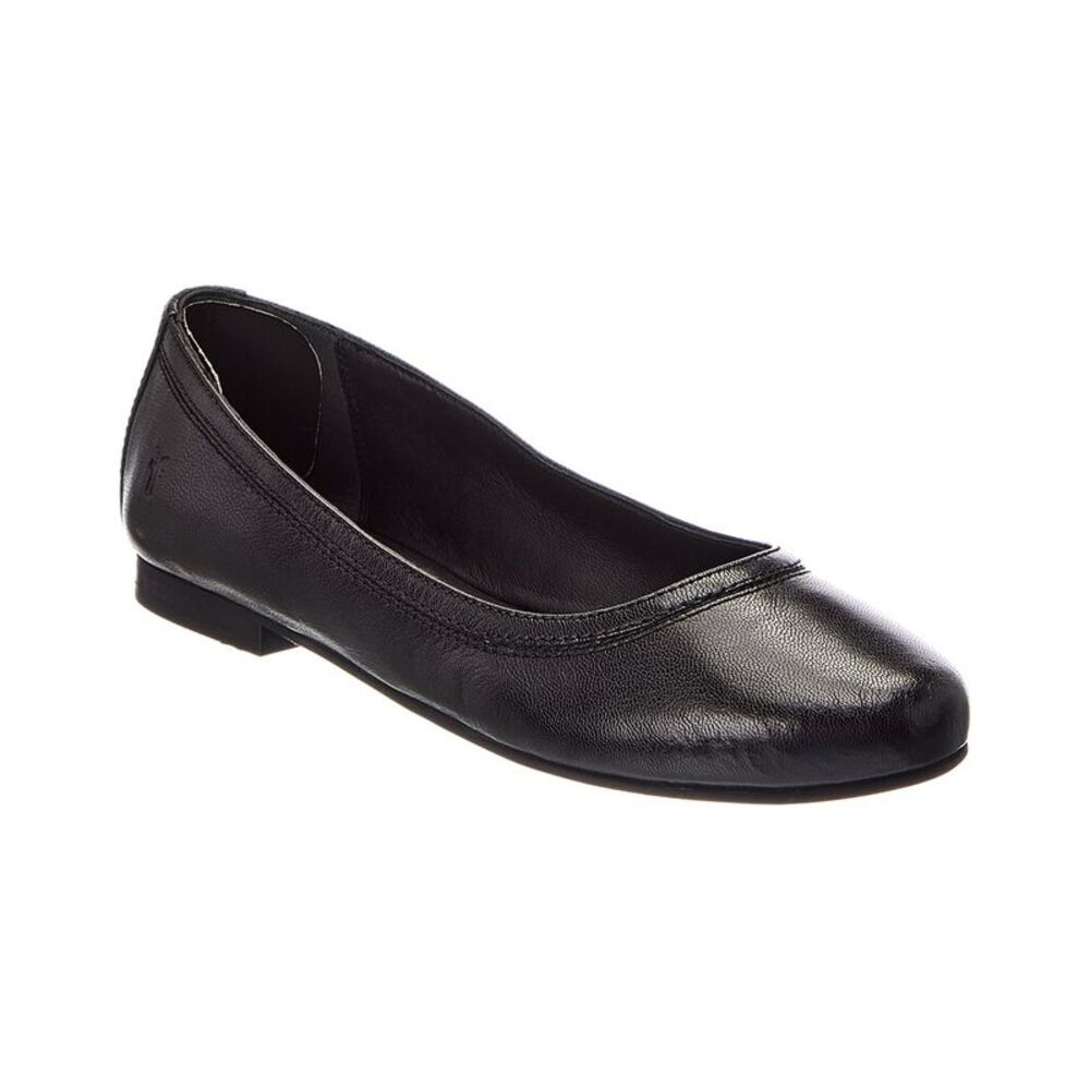 Frye Carson Leather Ballet Flat, Black